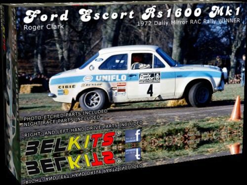 BELKITS BEL007 Ford Escort Rs1600 Mk.1 Clark RAC 1972