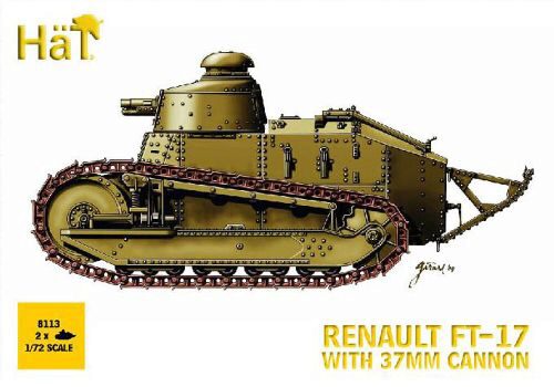 Hät 378113 1/72 Renault FT 17 / 37 mm Kanone