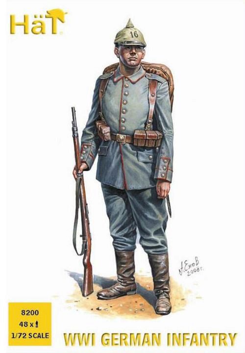 Hät 378200 1/72 WW I Deutsche Infanterie