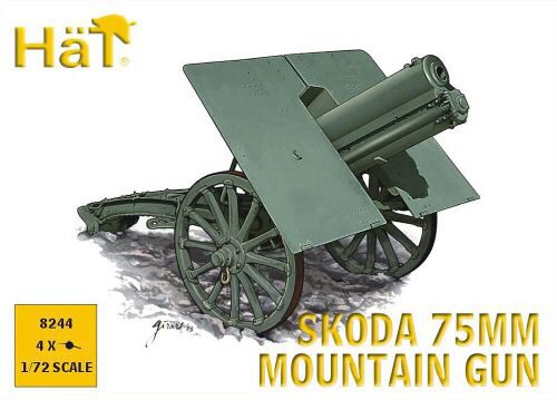 Hät 378244 1/72 Österreichisches 75 mm Skoda Berggeschütz