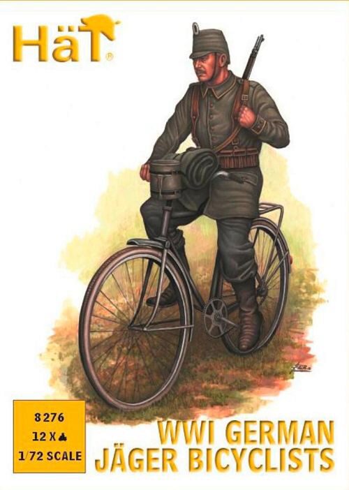 Hät 378276 1/72 WWI Deutsche Feldjäger auf Fahrrad