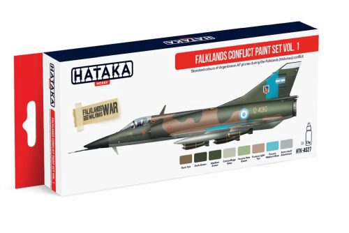 Hataka AS27 Airbrush Farbset (8 pcs) Falklands Conflict paint set vol. 1