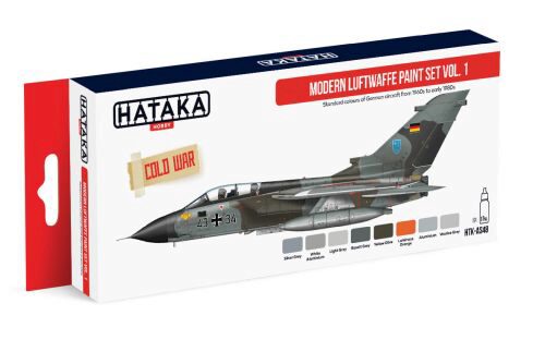 Hataka AS48 Airbrush Farbset (8 pcs) Modern Luftwaffe paint set vol. 1