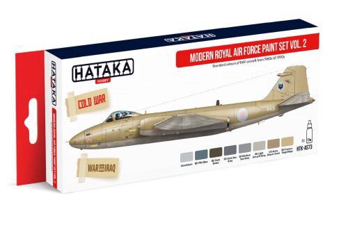 Hataka AS73 Airbrush Farbset (8 pcs) Modern Royal Air Force paint set vol. 2