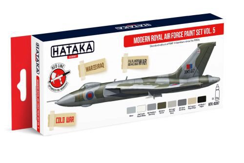 Hataka AS97 Airbrush Farbset (8 pcs) Modern Royal Air Force paint set vol. 5
