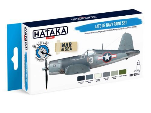 Hataka BS05.2 Enamel Farbset Set (6 pcs) Late US Navy paint set