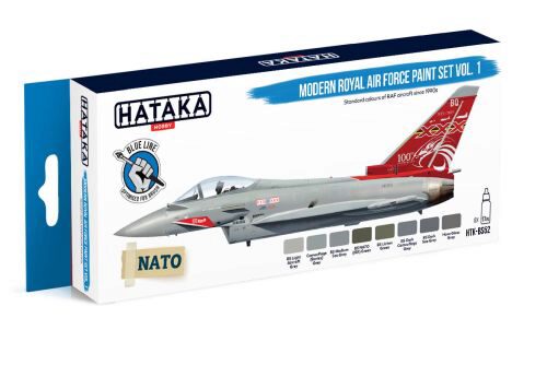 Hataka BS52 Enamel Farbset Set (8 pcs) Modern Royal Air Force paint set vol. 1
