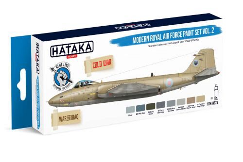 Hataka BS73 Enamel Farbset Set (8 pcs) Modern Royal Air Force paint set vol. 2