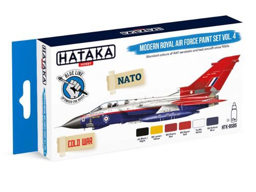 Hataka BS85 Enamel Farbset Set (6 pcs) Modern Royal Air Force paint set vol. 4