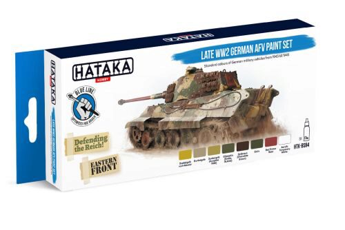 Hataka BS94 Enamel Farbset Set (8 pcs) Late WW2 German AFV paint set