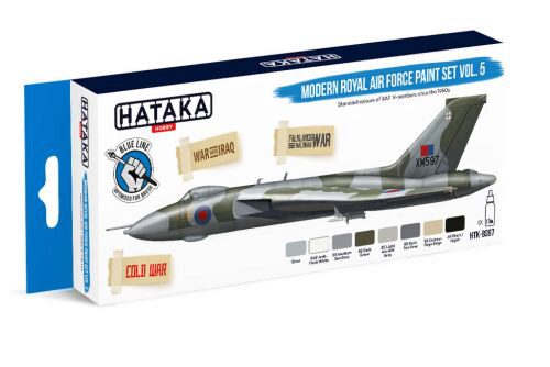 Hataka BS97 Enamel Farbset Set (8 pcs) Modern Royal Air Force paint set vol. 5