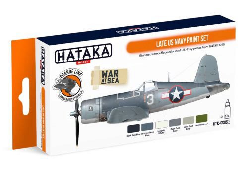 Hataka CS05.2 Acryl Farbset 6 pcs) Late US Navy paint set