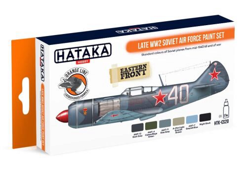 Hataka CS20 Acryl Farbset 6 pcs) Late WW2 Soviet Air Force paint set