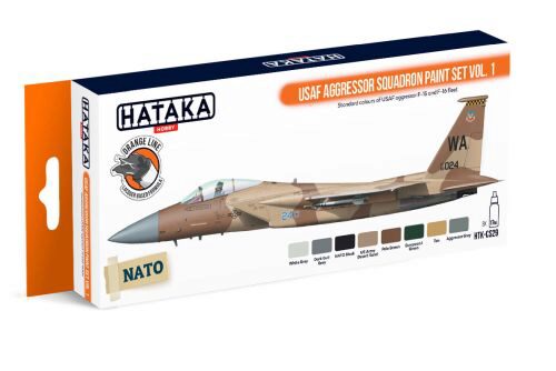 Hataka CS29 Acryl Farbset 8 pcs) USAF Aggressor Squadron paint set vol. 1