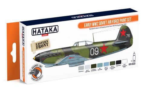 Hataka CS33 Acryl Farbset 8 pcs) Early WW2 Soviet Air Force Paint Set