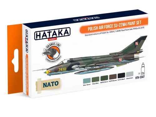 Hataka CS47 Acryl Farbset 6 pcs) Polish Air Force Su-22M4 paint set