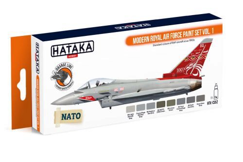 Hataka CS52 Acryl Farbset 8 pcs) Modern Royal Air Force paint set vol. 1