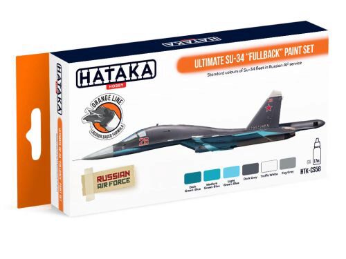 Hataka CS58 Acryl Farbset 6 pcs) Ultimate Su-34 Fullback paint set