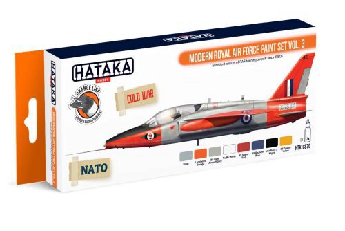 Hataka CS70 Acryl Farbset 8 pcs) Modern Royal Air Force paint set vol. 3