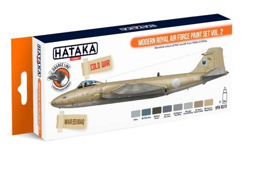 Hataka CS73 Acryl Farbset 8 pcs) Modern Royal Air Force paint set vol. 2