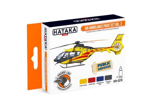 Hataka CS79 Acryl Farbset 4 pcs) Air Ambulance paint set vol. 2