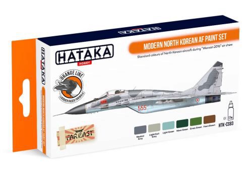 Hataka CS93 Acryl Farbset 6 pcs) Modern North Korean AF paint set