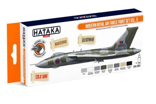 Hataka CS97 Acryl Farbset 8 pcs) Modern Royal Air Force paint set vol. 5