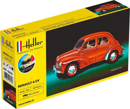 Heller 56174 STARTER KIT Renault 4 CV