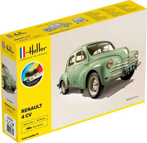 Heller 56762 STARTER KIT Renault 4 CV