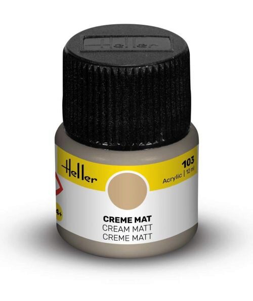 Heller 103 Peinture Acrylic 103 creme mat