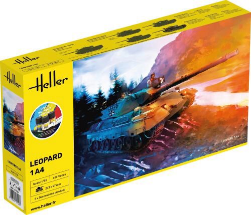 Heller 57126 STARTER KIT Leopard 1A4