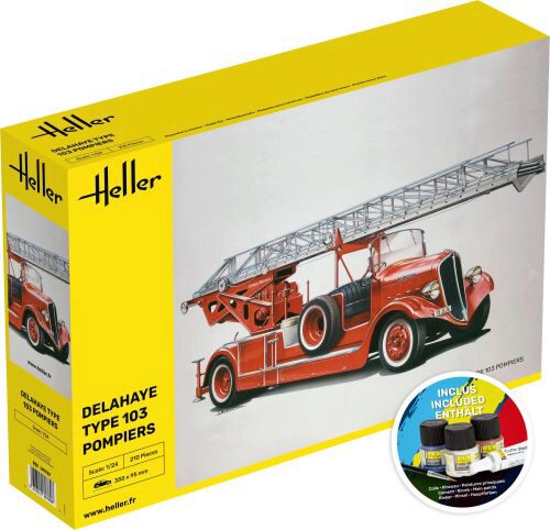 Heller 56780 STARTER KIT Delahaye Type 103 Pompiers