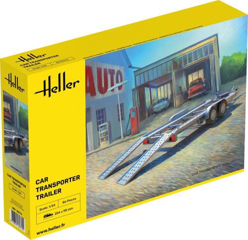 Heller 80774 Car Transporter Trailer