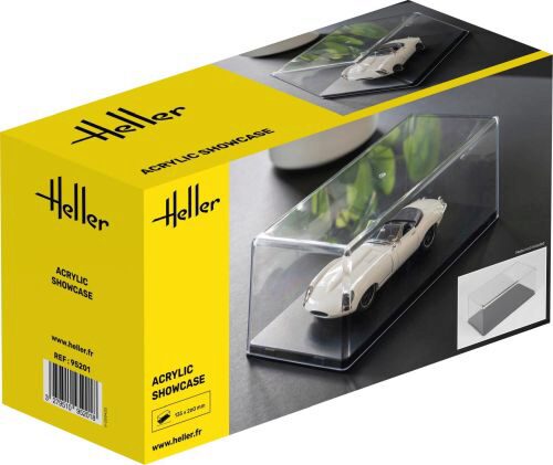 Heller 95201 Acrylic Showcase 135x260mm für 1:20 bis 1:48 Modelle