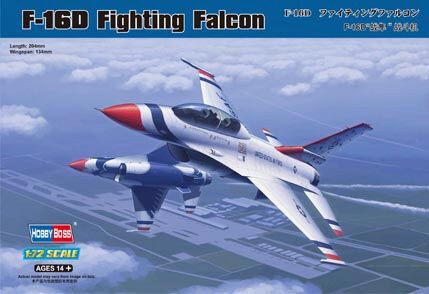 Hobby Boss 80275 1/72 F16D Fighting Falcon