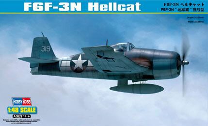 Hobby Boss 80340 1/48 F6F-3N Hellcat