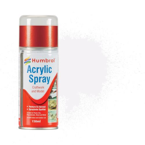 Humbrol AD6022 Acryl-Spray Weiss glänzend 150 ml
