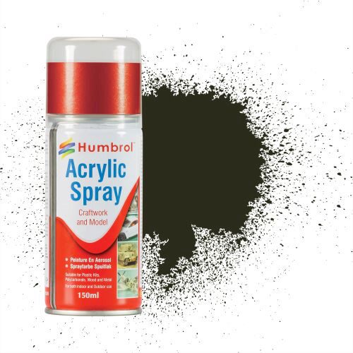 Humbrol AD6053 Acryl-Spray  053 - Metallgrau metallic, 150 ml