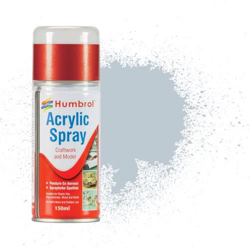 Humbrol AD6056 Acryl-Spray  056 - Aluminium metallic, 150 ml