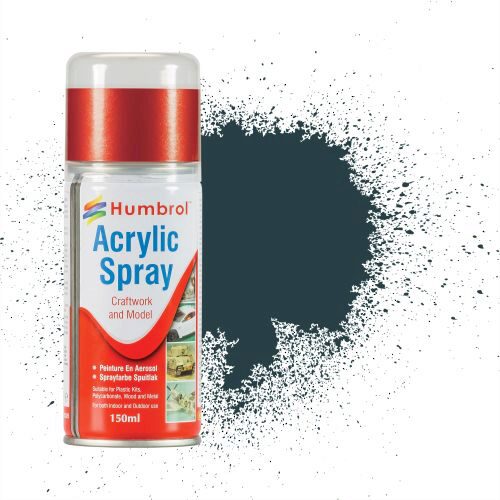 Humbrol AD6067 Acryl-Spray  067 - Panzergrau matt, 150 ml