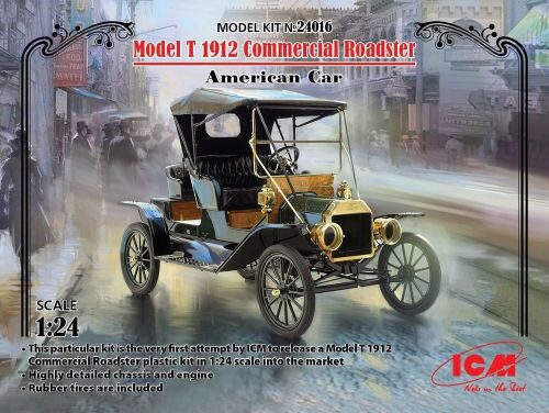 ICM 24016 Model T 1912 Commercial Roadster,America Car