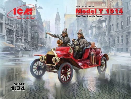 ICM 24017 Model T 1914 Fire Truck with Crew