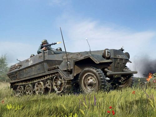 ICM 35101 Sd.Kfz.251/1 Ausf.A WWII German Armoured Personnel Carrier