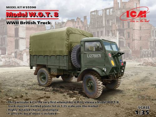 ICM 35590 Model W.O.T.8, WWII British Truck