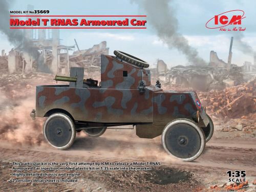 ICM 35669 Model T RNAS Armoured Car