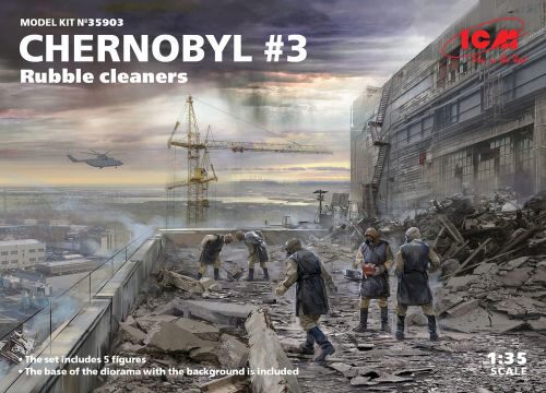 ICM 35903 Chernobyl3. Rubble cleaners (5 figures)
