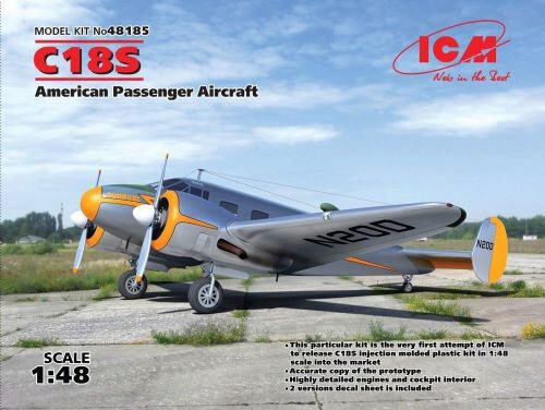 ICM 48185 C18S,American Passenger Aircraft