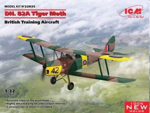 ICM 32035 D.H. 82A Tiger Moth, British Training Aircraft