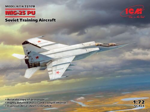 ICM 72178 MiG-25PU, Soviet Training Aircraft