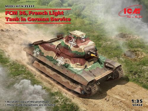 ICM 35337 FCM 36, French Light Tank in German Service